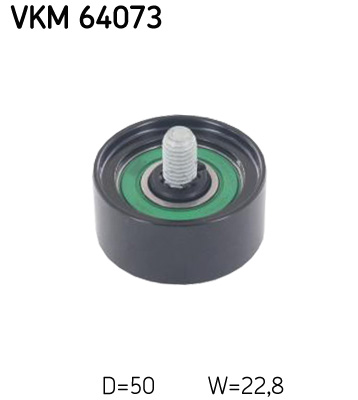 Galoppino/Guidacinghia, Cinghia Poly-V - VKM 64073 SKF
